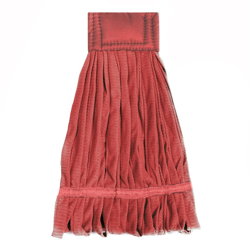 Wholesale TUBE MOP 11-OZ MESH TOP,TAIL BAND,FANTAIL STYLE RED Case of 25