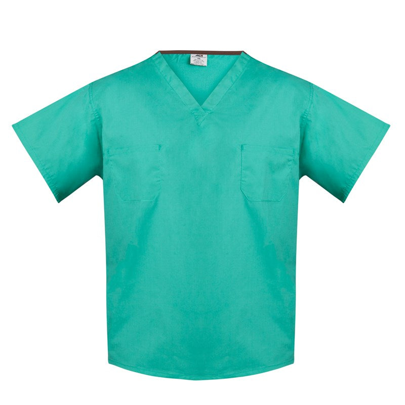 Wholesale T180 Scrub Top, 1 Reversible Pocket (Chest) Ceil Blue, Jade Green, Misty Green 2 Dozen (24 pcs)