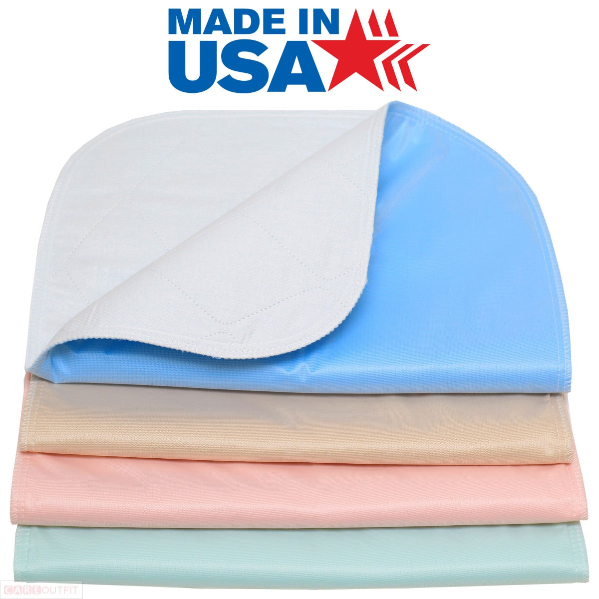 34x36 100% Cotton Top Reusable Incontinence Underpads- Heavy Weight Soaker