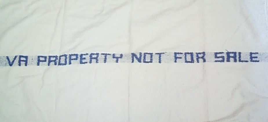 White 5Lb VA Property Towels 20 X 40 - Case of 25DZ