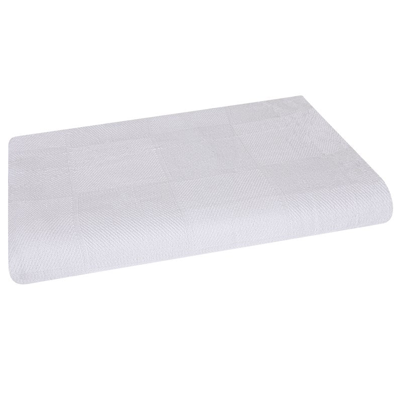 Wholesale Snag-Free Thermal Blanket 74 x 100 55%C/ 45%P, White (3.75 lbs/pc) Pack of 25