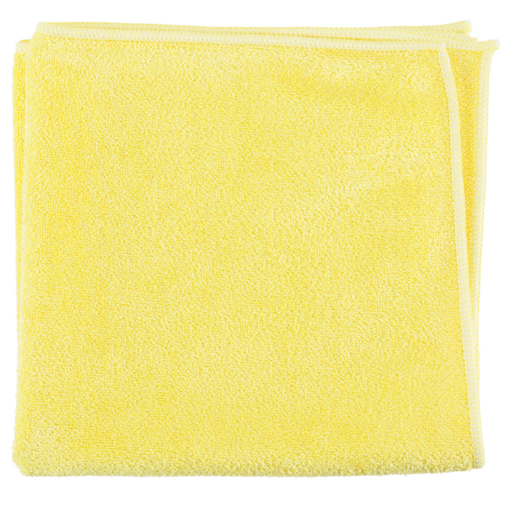 Yellow 0.5Oz Microfiber Cleaning Cloth 16 X 16 - Case of 20DZ