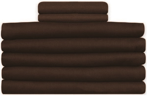 Dark Brown 10Lb T-130 Fitted Sheets 30 X 75 X 6 - Case of 5DZ