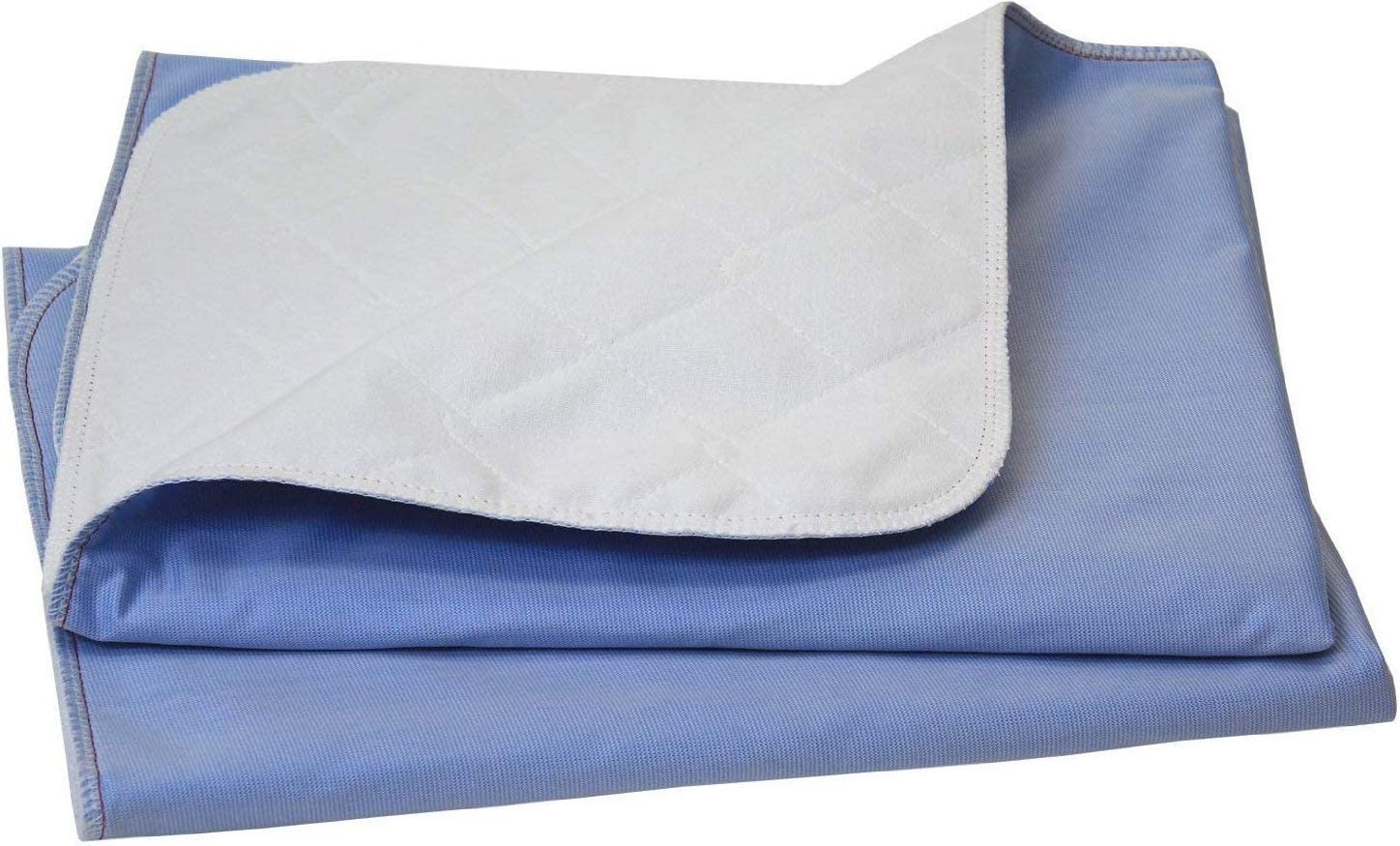 36x72-100% Cotton Washable Bed Pad / XXL Incontinence Underpad- Mattress Protector - Blue