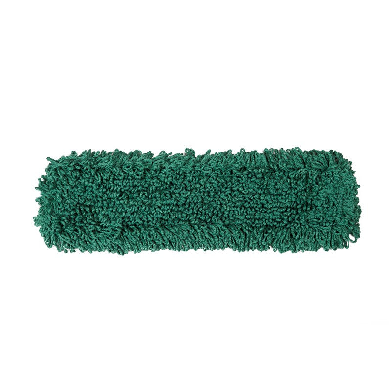 Wholesale 18" Green Microfiber String Dust Pad (13x47cm) Velcro Style Case of 80
