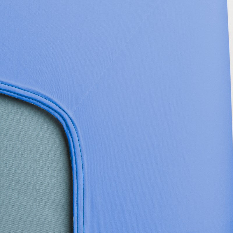 Wholesale Knitted Sheet, Fitted, 24 x 80 x 11, Blue 5 Dozen (60 pcs)