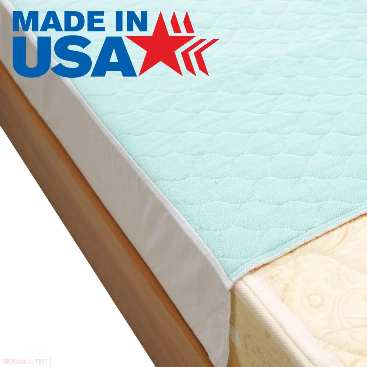 34x36 Laminated Polyurethane Waterproof Reusable Washable Mattress Sheet Protector with Tuck-in Tails / Wings
