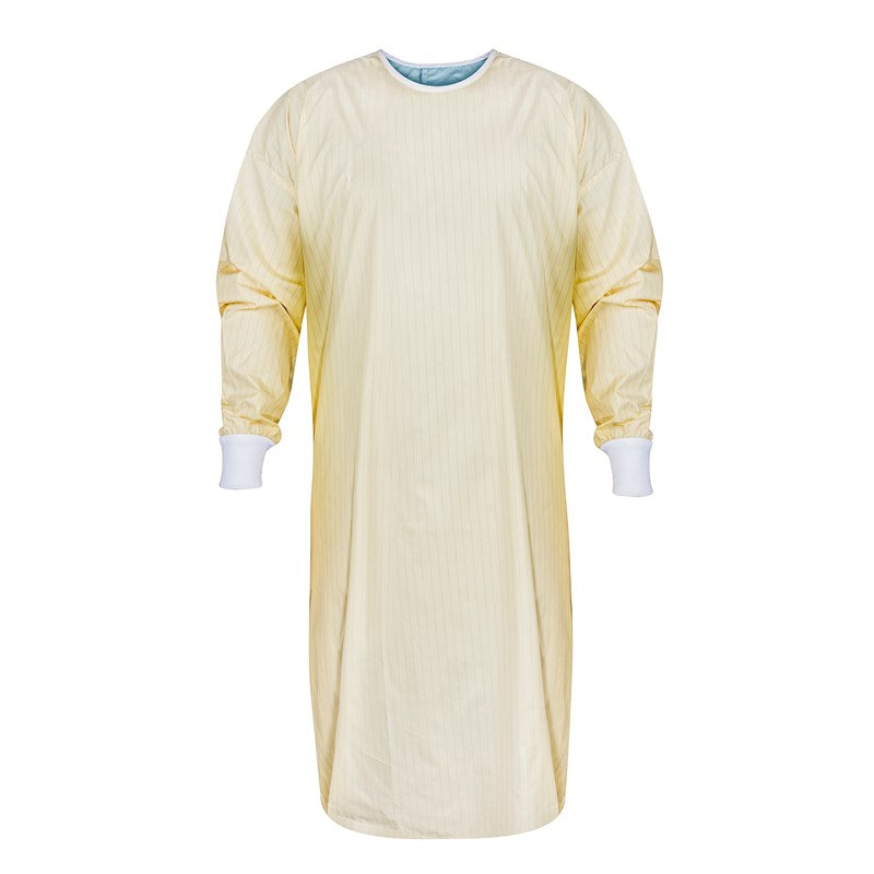 Wholesale Protective Isolation Gown, 99% Poly 1% Carbon 45 Center Back Length 100 Grids 6 Dozen (72 pcs)
