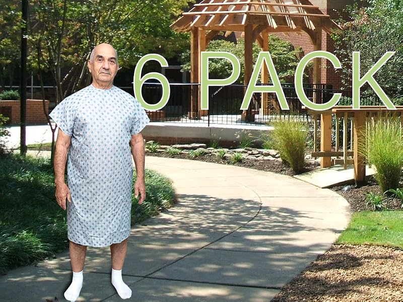 6 pack hospital gowns