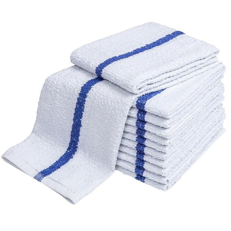 Wholesale BAR MOP FL TRY 16X19 32 OZ/DZ COT WHT-BLU CST MAXI RTE RDY 50 Dozen
