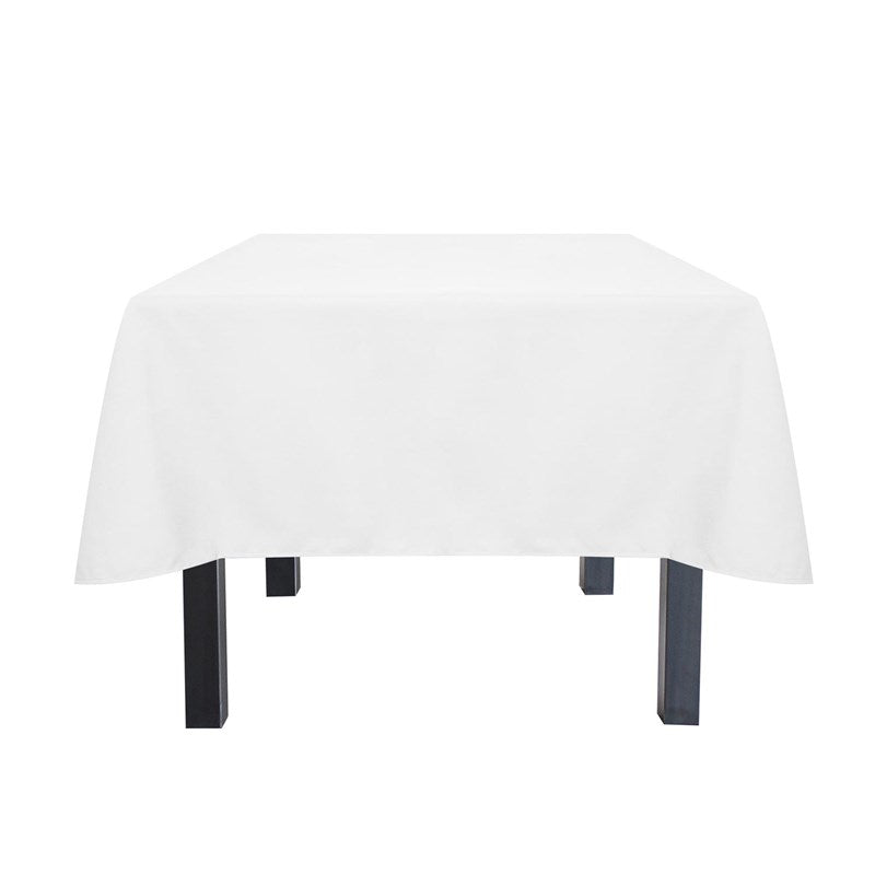 Wholesale TCL 6.4 SPUN 100% POLYESTER  81X81 WHITE 2 Dozen