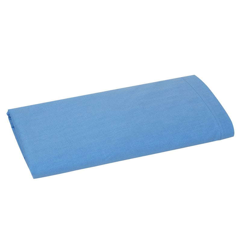 Wholesale Sheet, Flat, 180 Thread Count, Blue 2 Dozen (24 pcs)