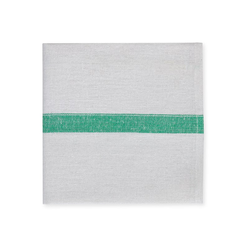 Wholesale DISH TWL BLCHD WHT GREEN CS 26X36 50 Dozen
