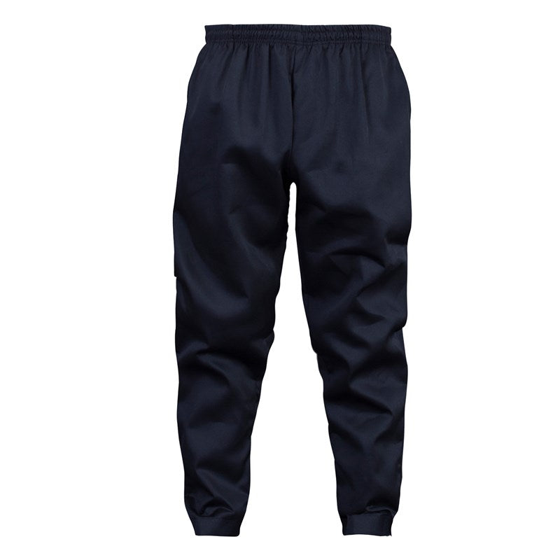 Wholesale Baggy Chef Pant 7.0 oz Spun Poly, Elastic Waist with Drawstring, Zipper Front, 2 Front PKTS and 1 Rear Patch PKT XL 2 Dozen