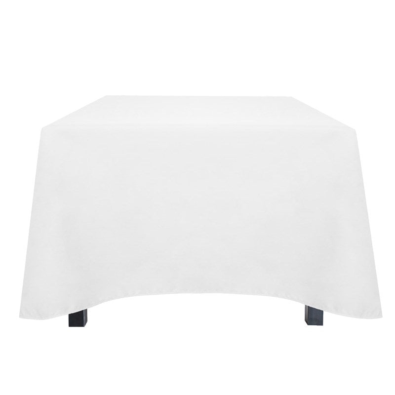 Wholesale TCL 6.4 SPUN 100% POLYESTER  85X85 WHITE 2 Dozen