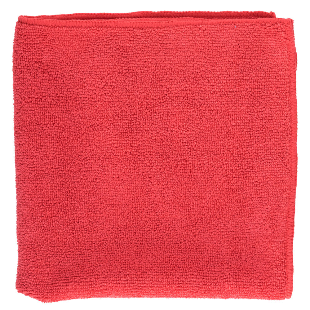 Red 0.5Oz Microfiber Cleaning Cloth 12 X 12 - Case of 20DZ