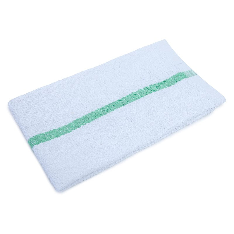 Wholesale BAR MOP LW PILE 15X18 28 OZ/DZ COT WHT-GRN CST MAXI DBL STCH 100 Dozen
