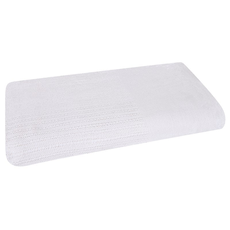 Wholesale Spread Blanket 66 x 90 Thermal, Cotton, White (2.50 lbs/pc) Pack of 50